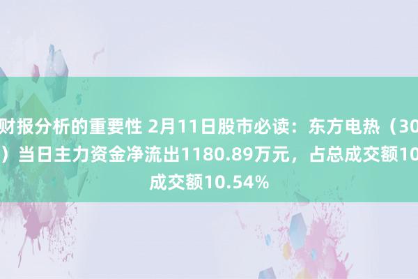 财报分析的重要性 2月11日股市必读：东方电热（300217）当日主力资金净流出1180.89万元，占总成交额10.54%